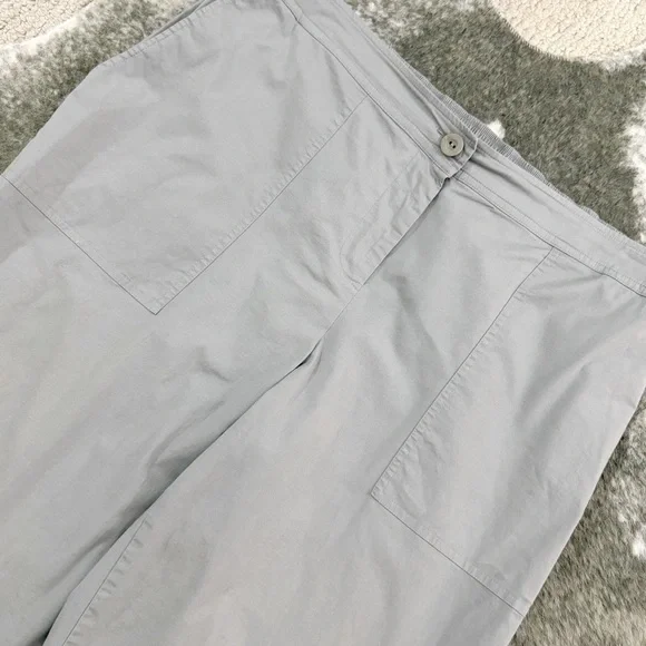 Eileen Fisher Organic Cotton Blend Capri Pants - Picture 4 of 11
